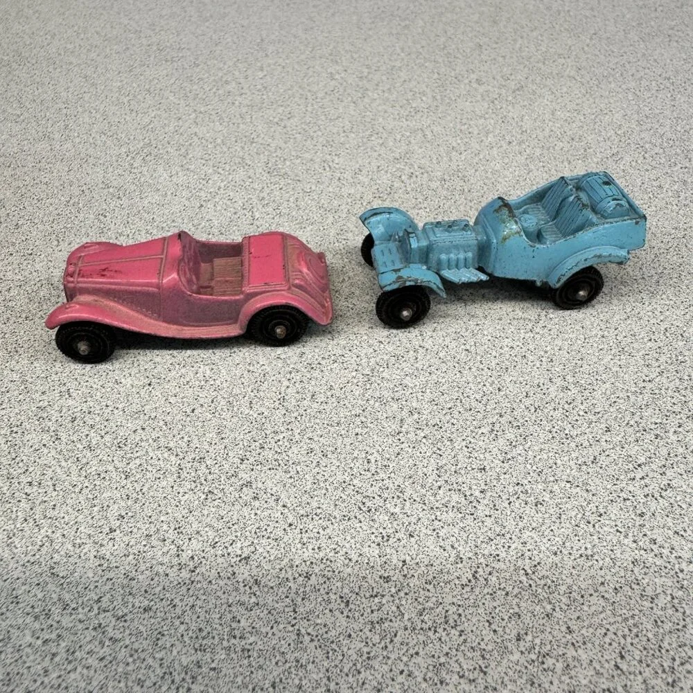 Vintage Mini Tootsie Toys Diecast Cars Lot of 10 Cars Muscle Cars Sports Cars